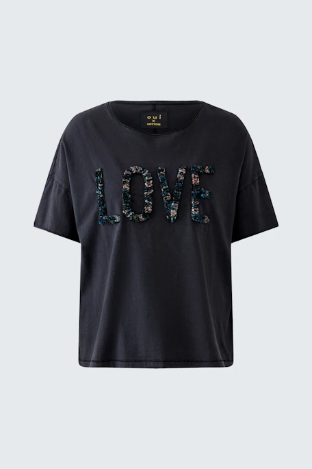 T-Shirt - washed out black