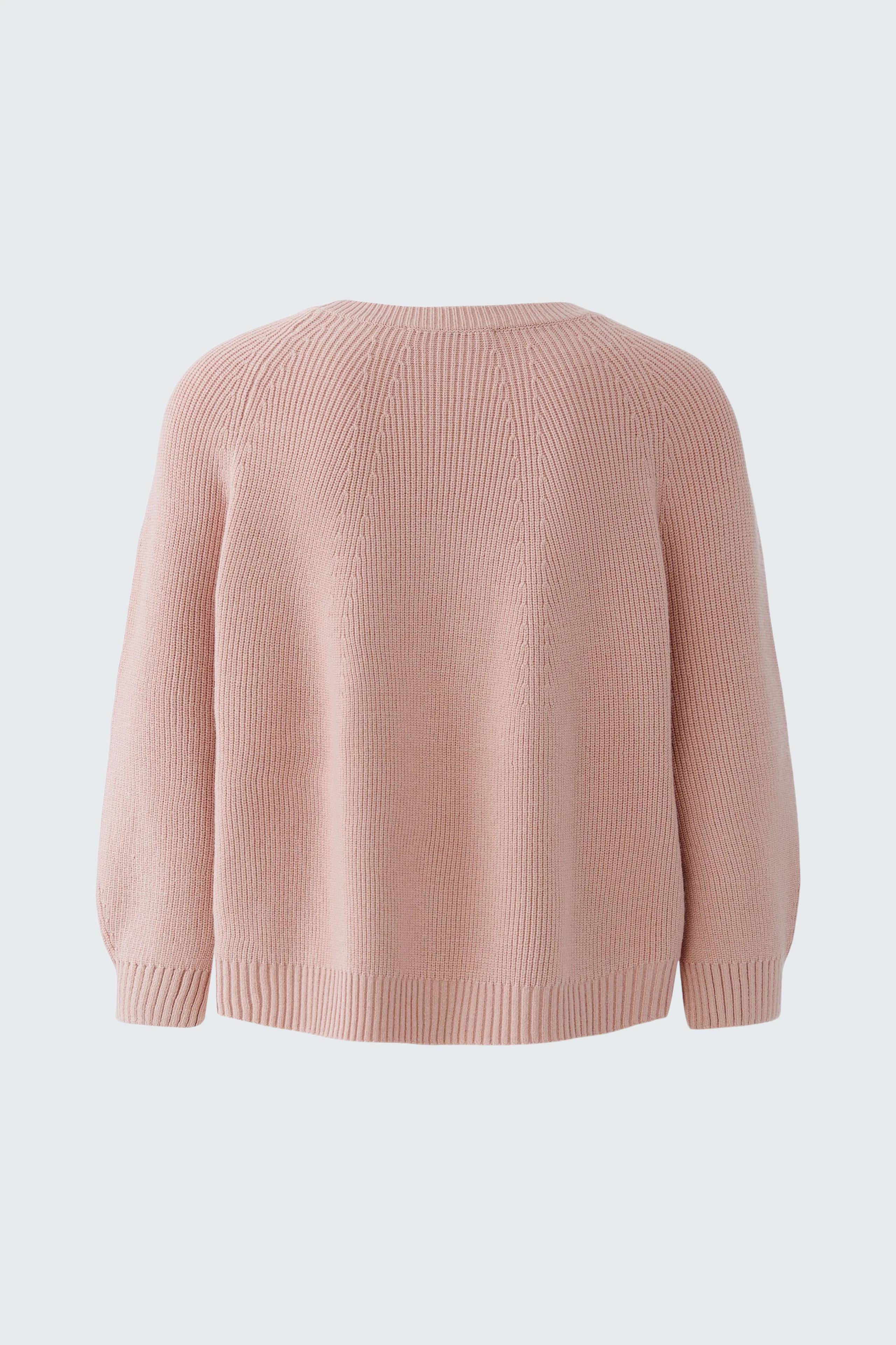 Bequemer Damen-Pullover in zartem Rosa mit lässigem Schnitt und weichem Material.