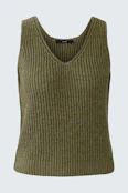 Knitted top - green garden