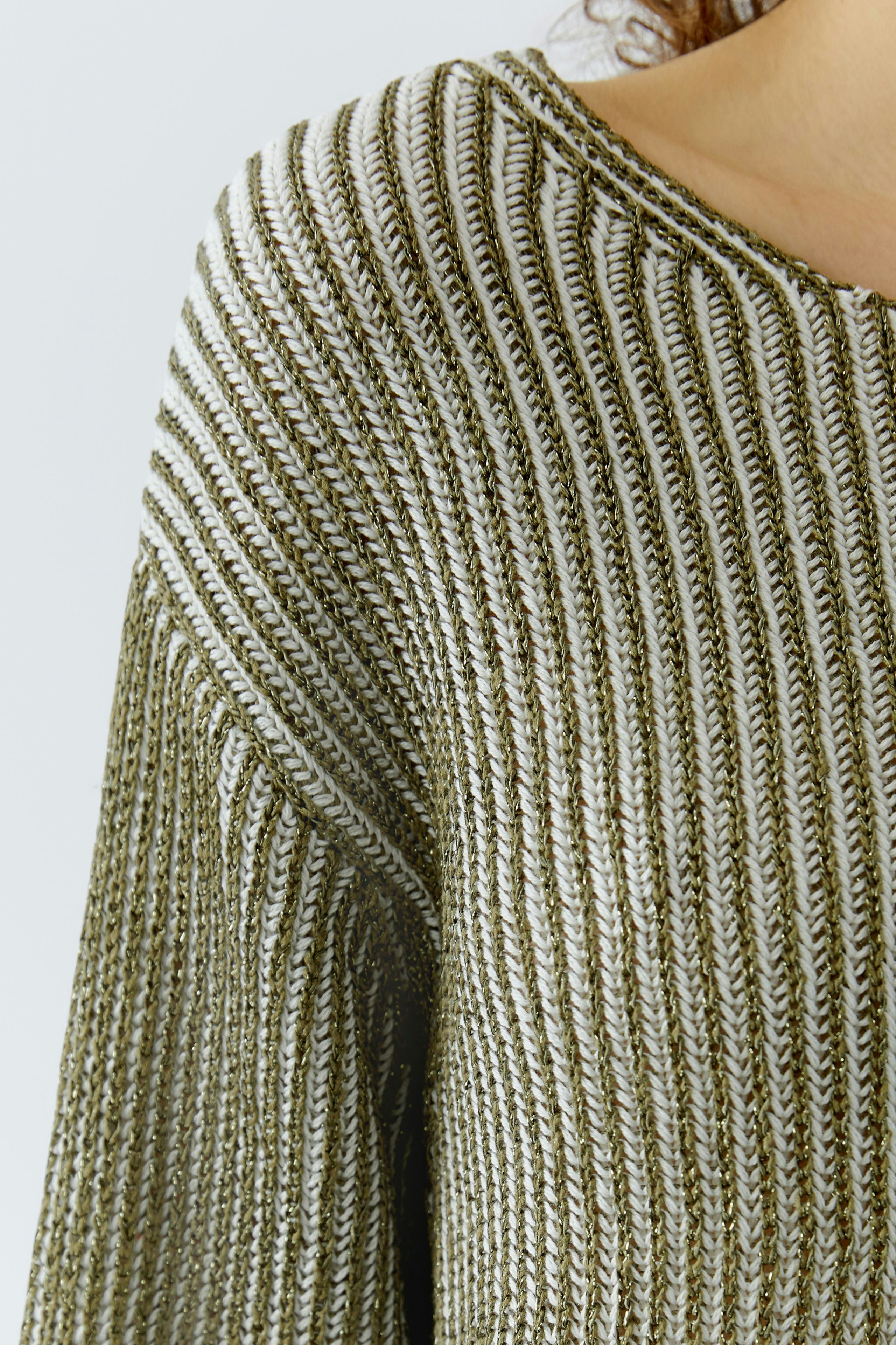 Bild 4 von Pullover - khaki white in khaki white | Oui