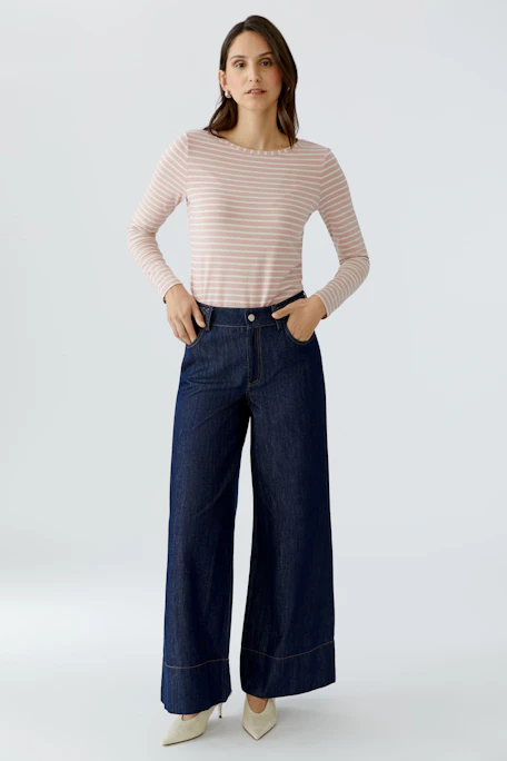 SUMIKO Long-sleeve shirt - rose white