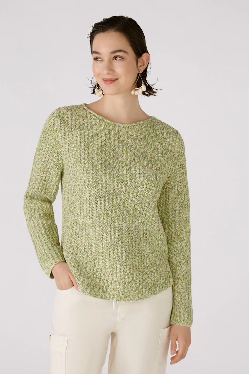 Bild 5 von NAOLIN Pullover - green white in green white | Oui