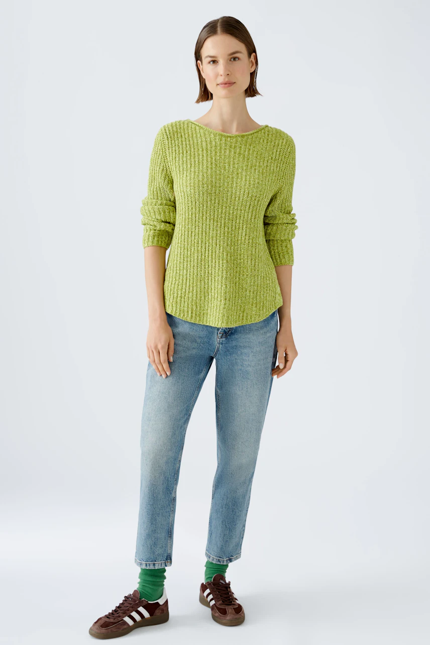 Bild 1 von NAOLIN Pullover - pea green in pea green | Oui