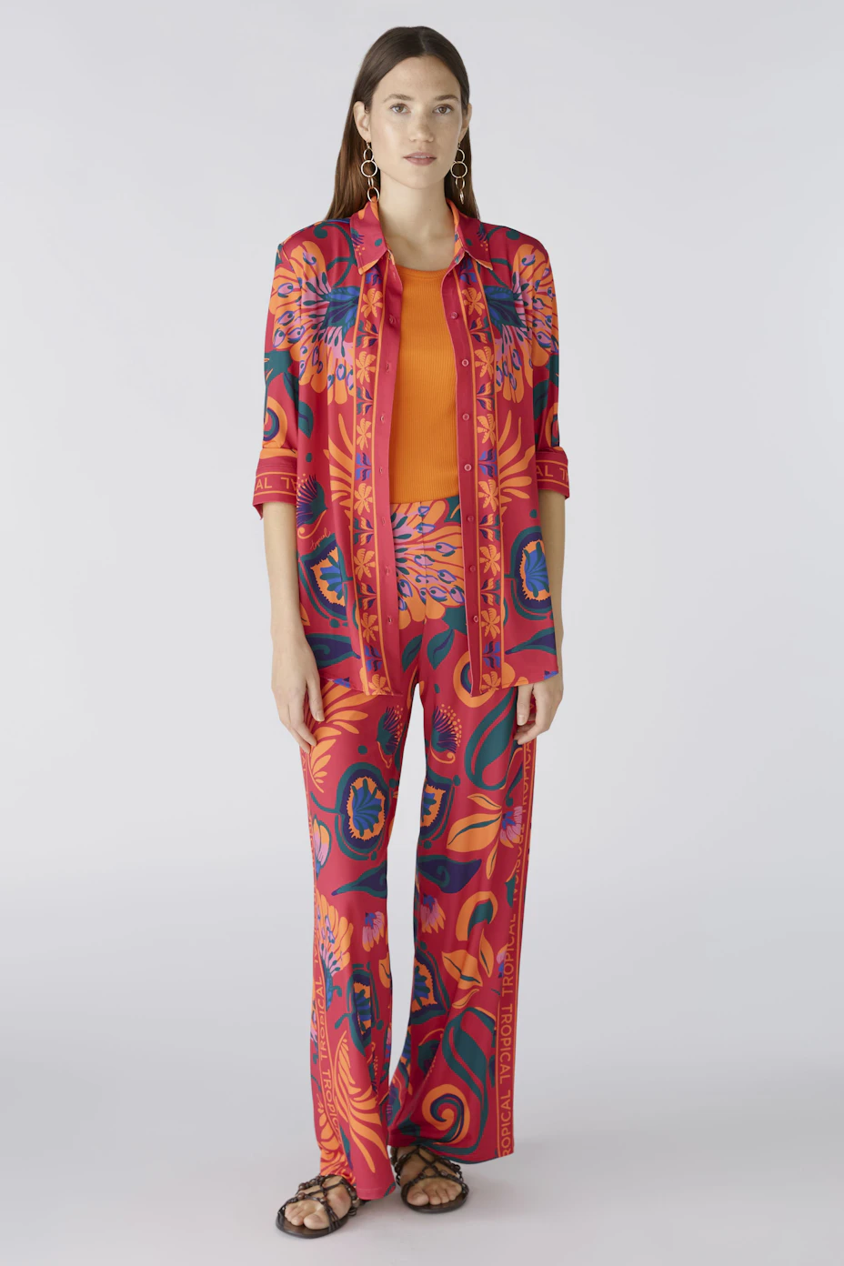 Bluse - pink orange