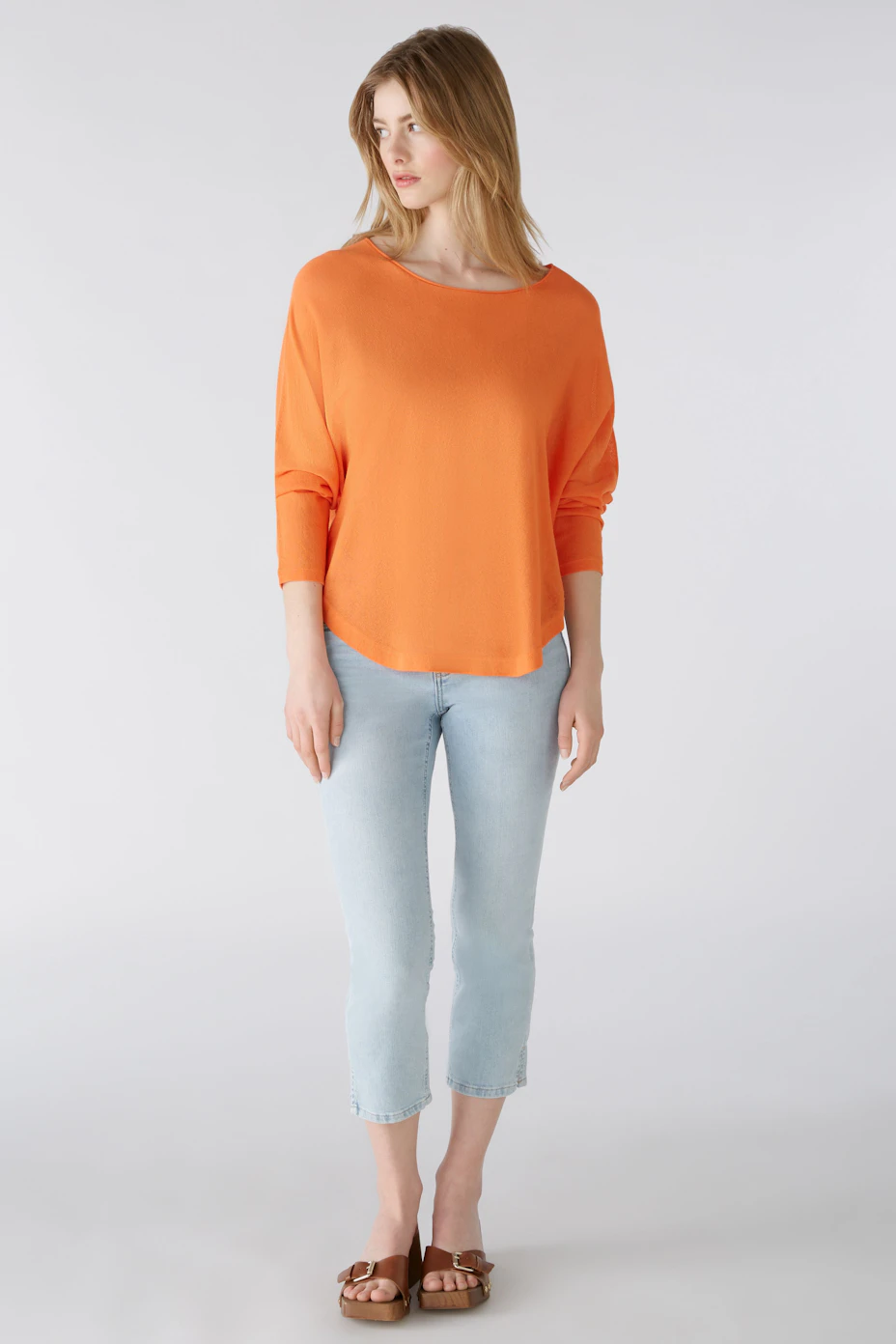 pullover - vermillion orange