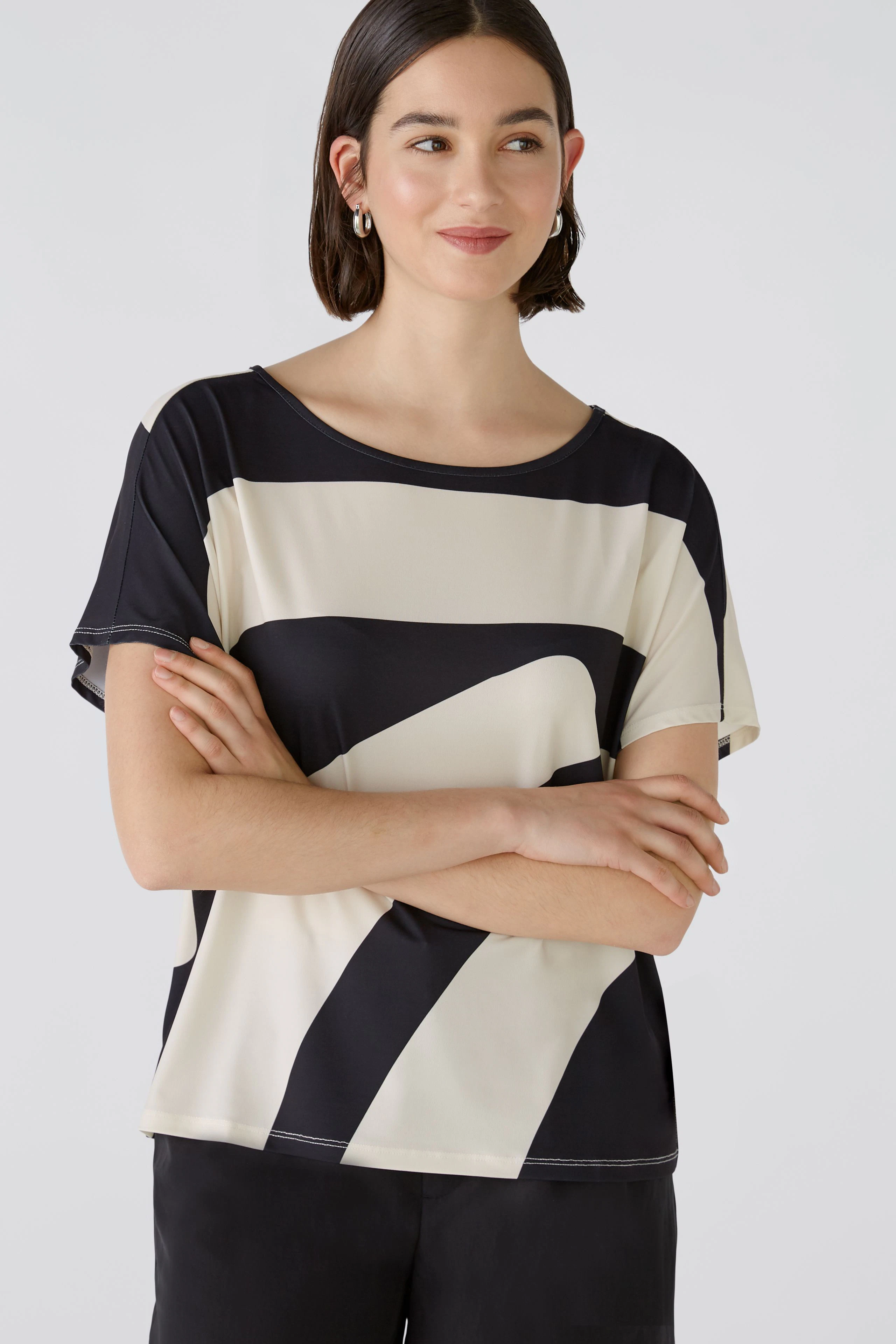 Image 5 of Blouse - black offwhite in black offwhite | Oui