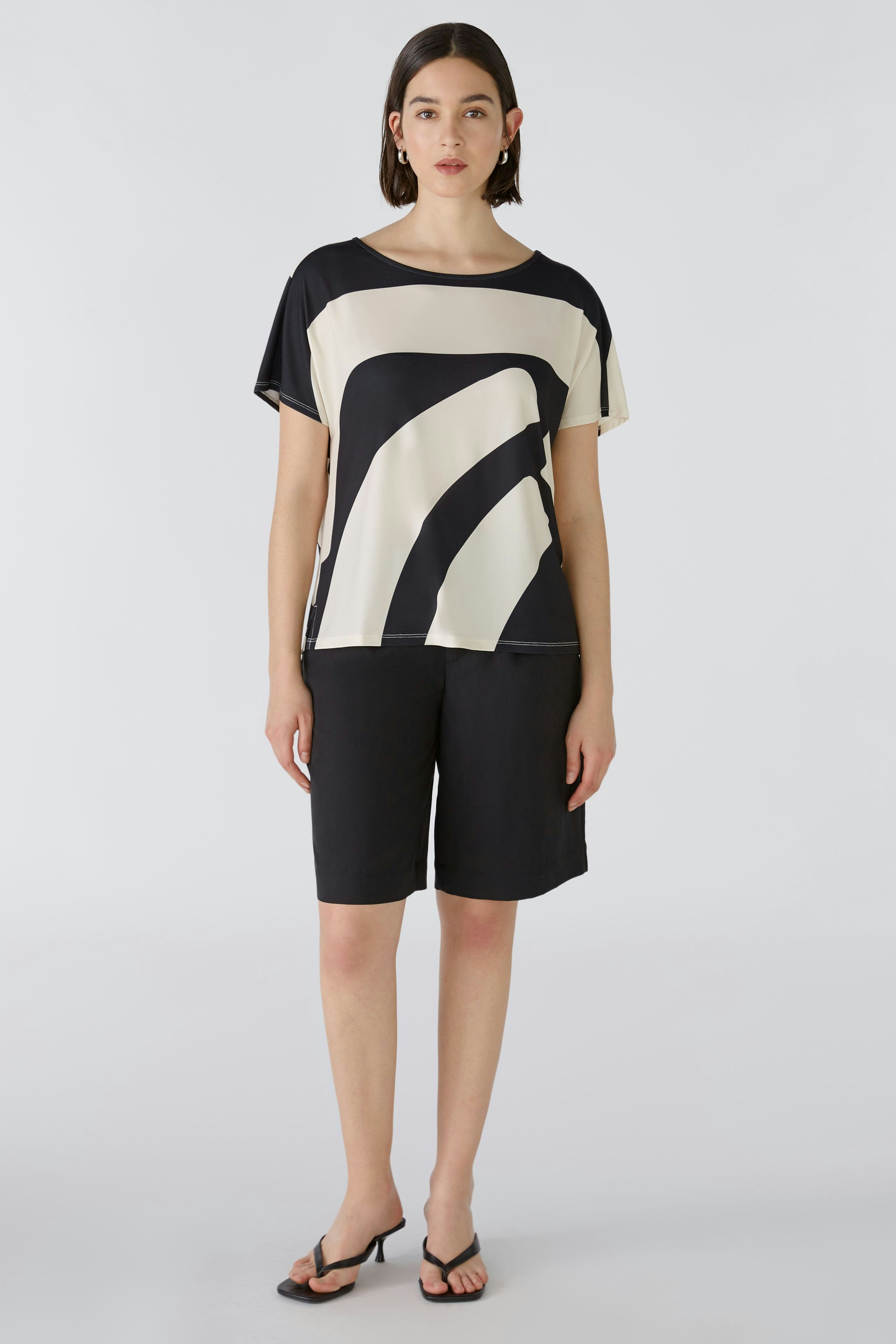 Bild 1 von Blouse - black offwhite in black offwhite | Oui