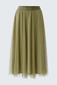 A-line skirt - khaki green