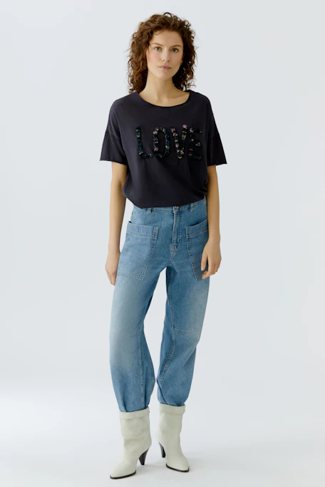 T-Shirt - washed out black