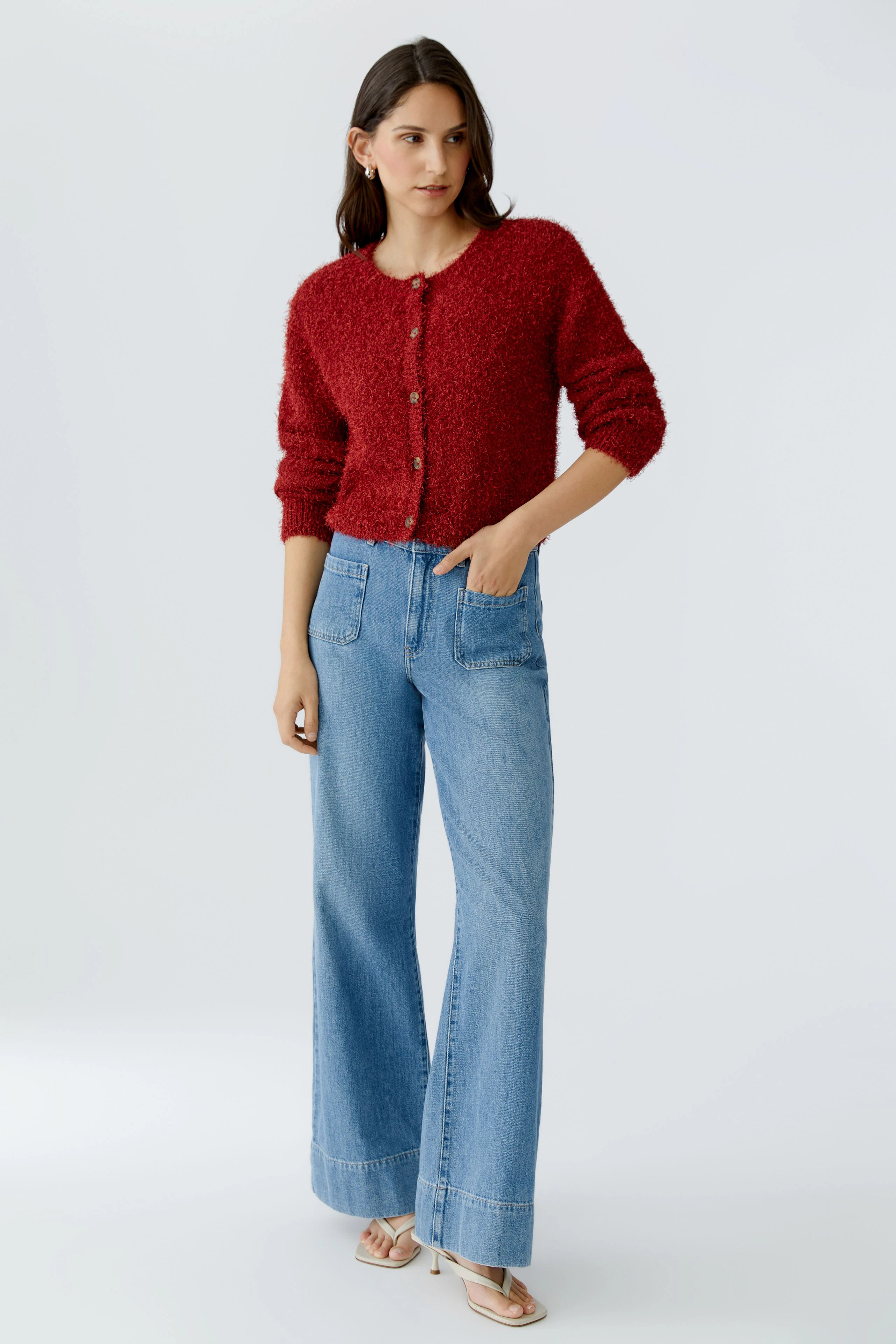 Strickjacke - red pear