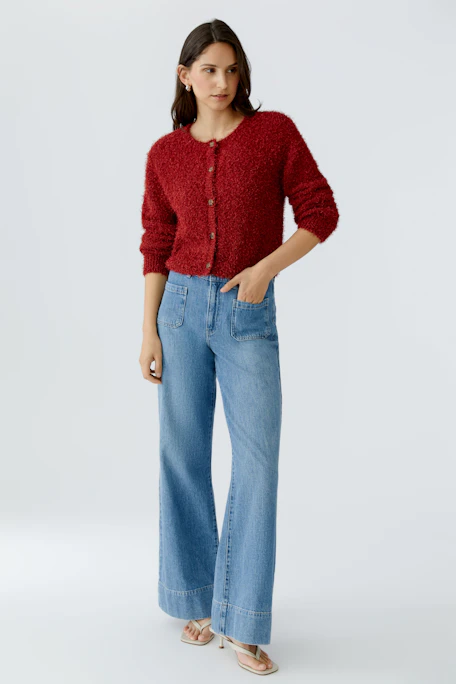 Strickjacke - red pear