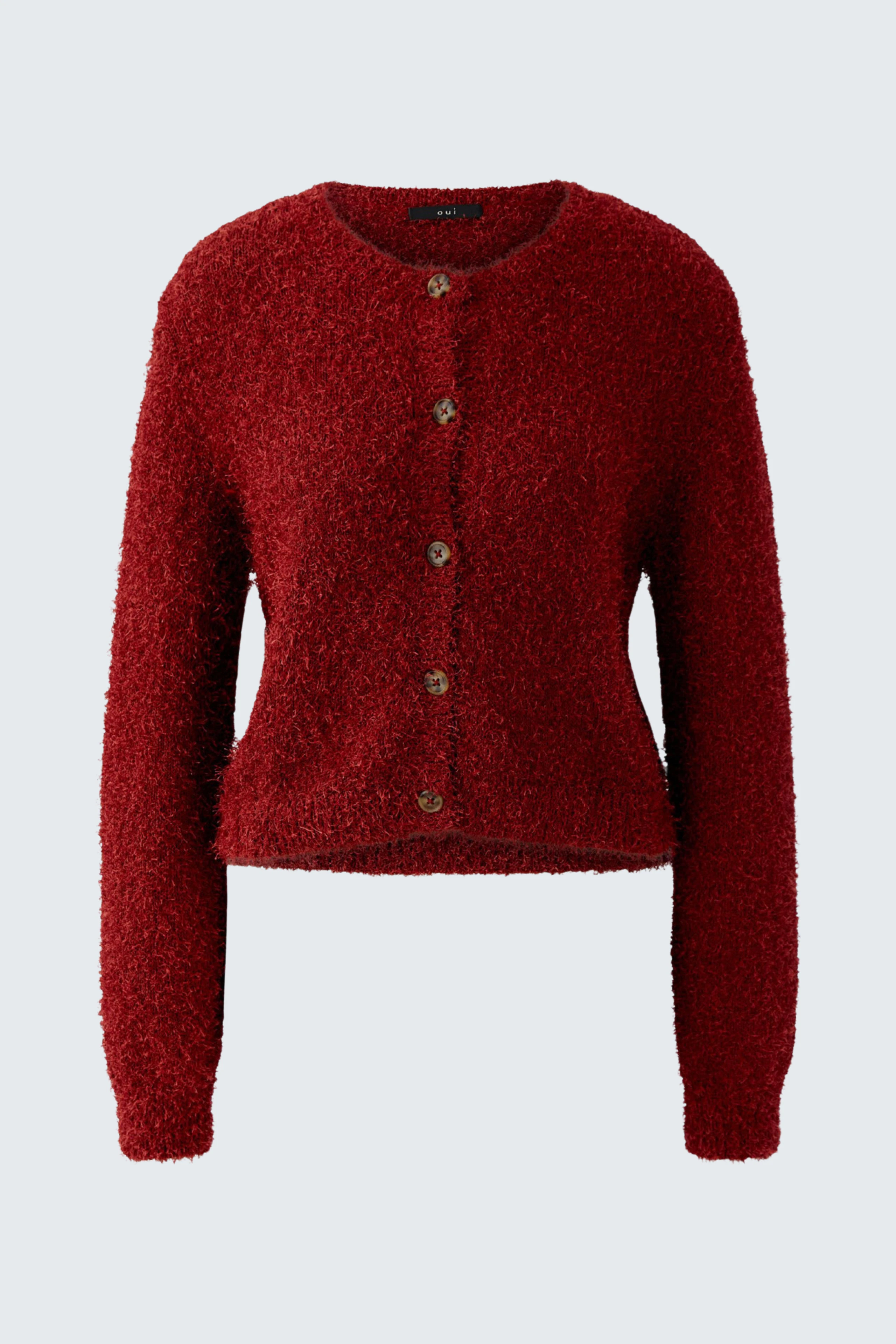 Strickjacke - red pear