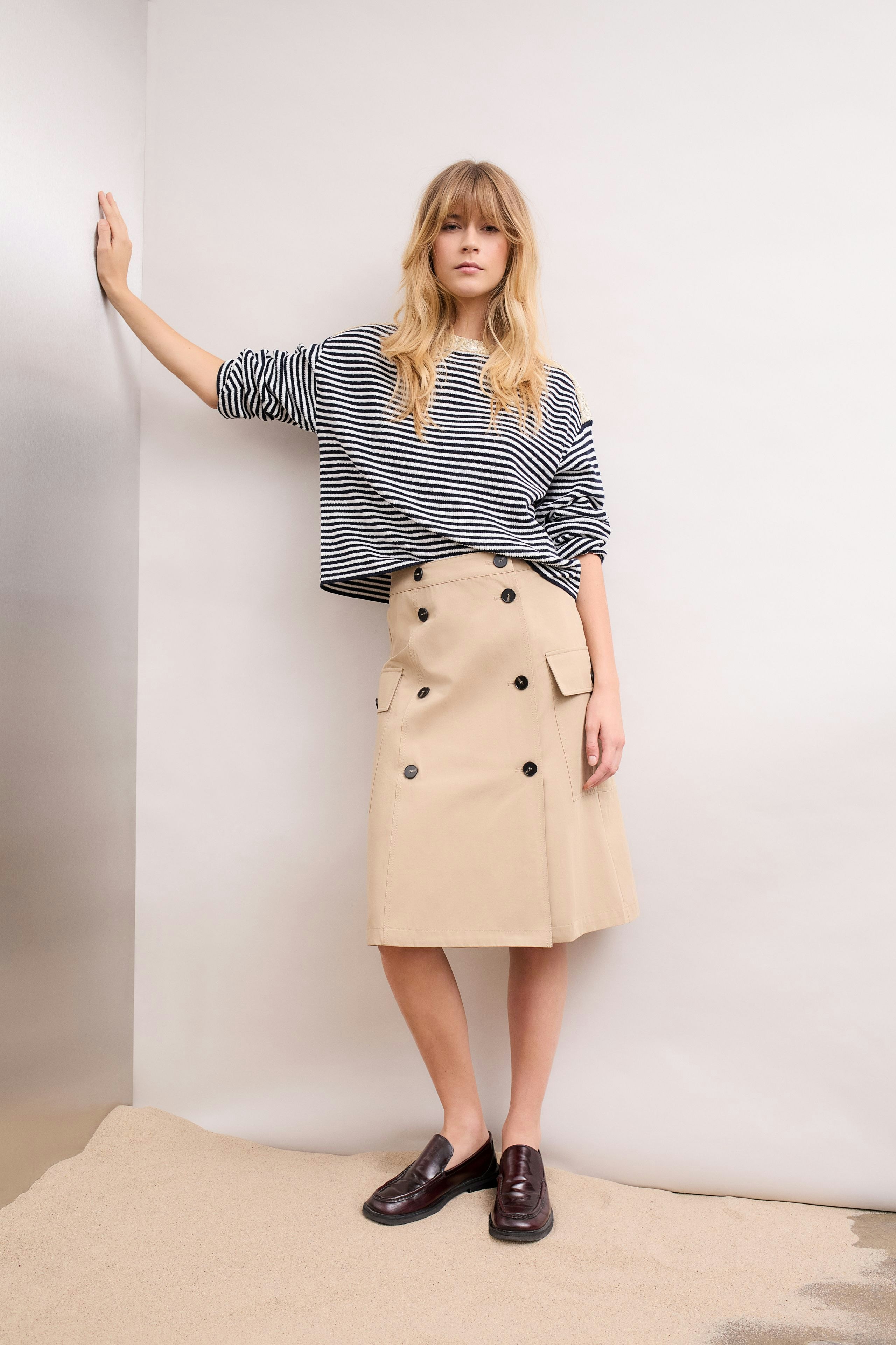 Bild 1 von Wrap skirt - brown sugar in brown sugar | Oui