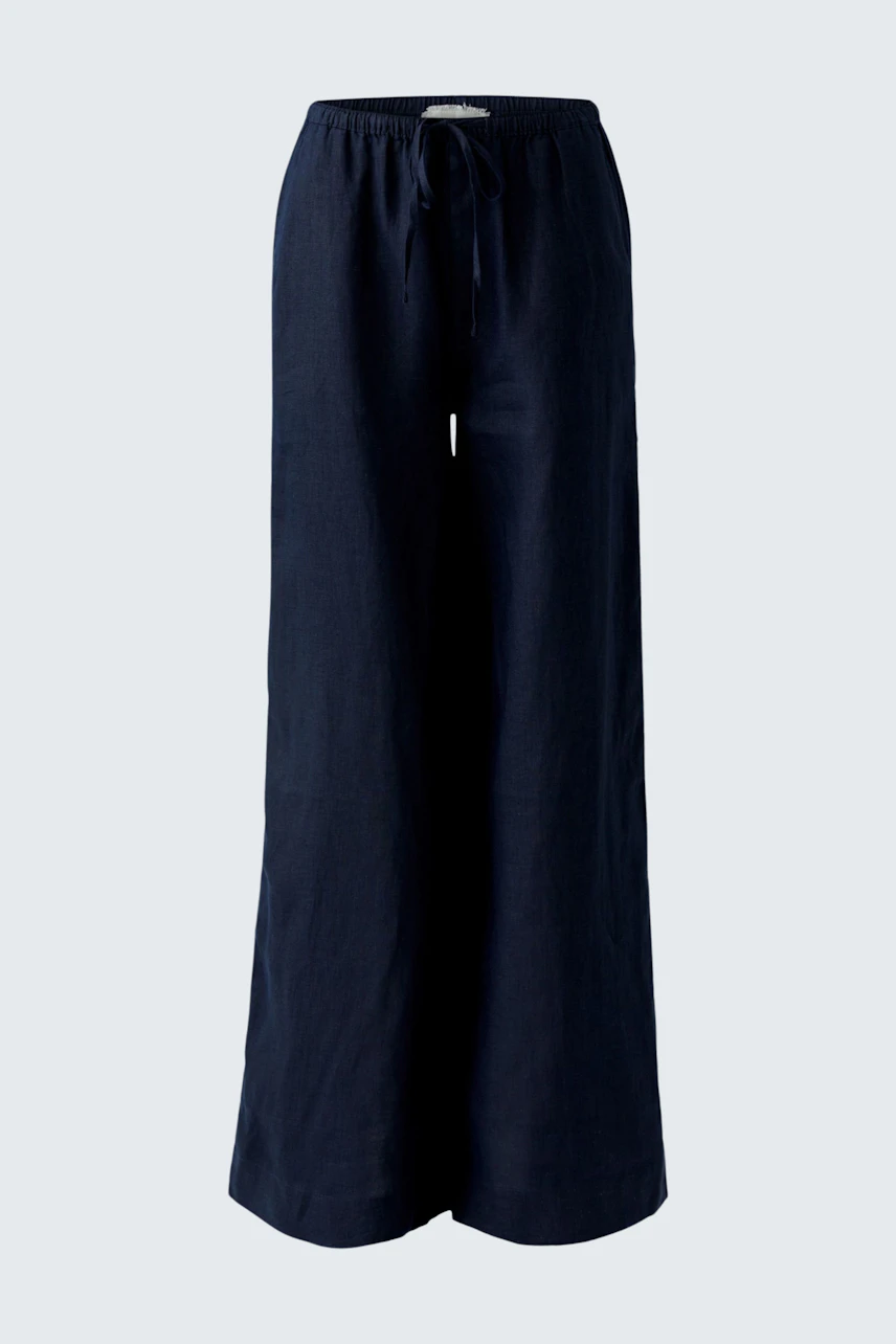 Bild 5 von Linen trousers - darkblue in darkblue | Oui