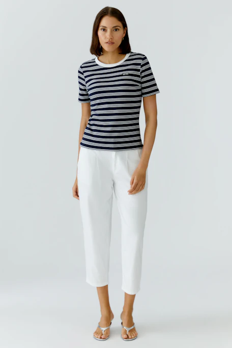 T-Shirt - white blue
