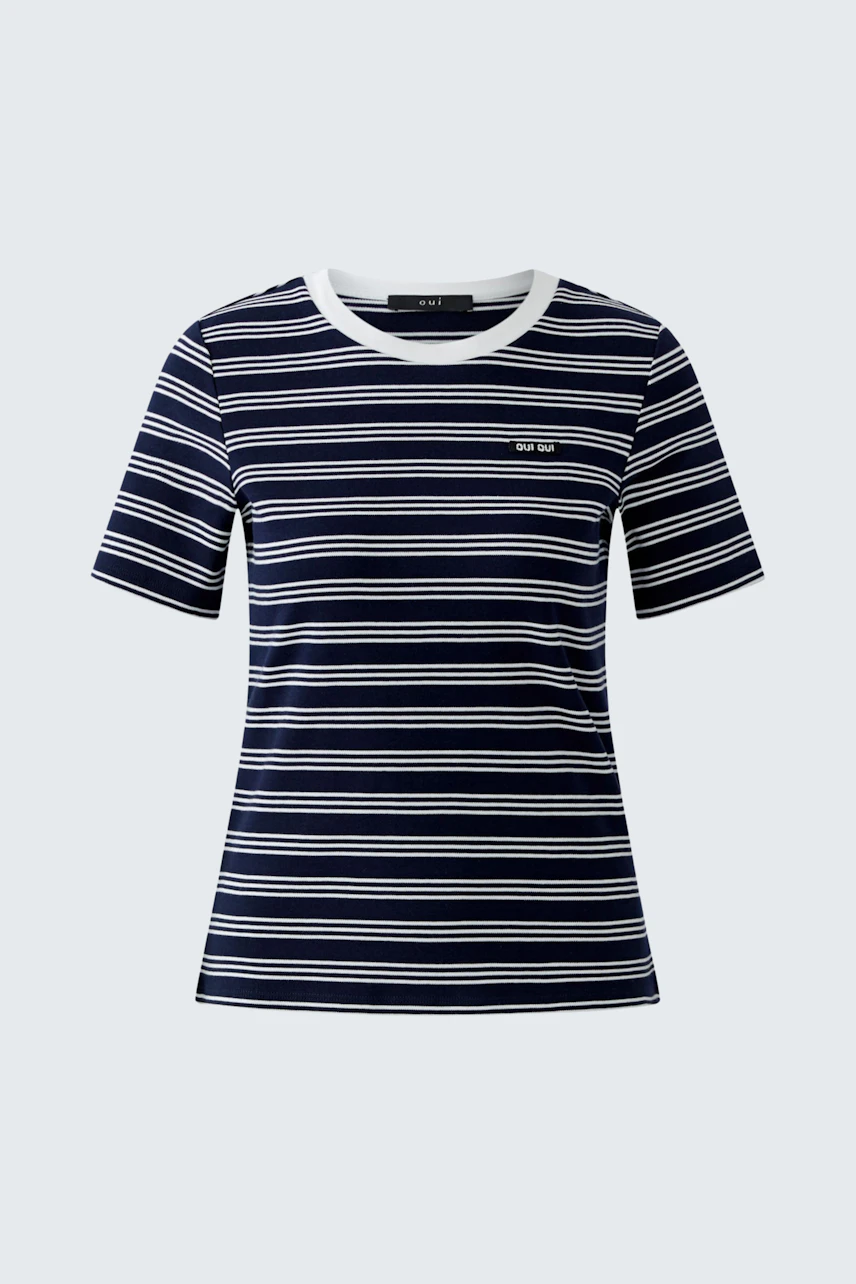 Bild 5 von T-shirt - white blue in white blue | Oui