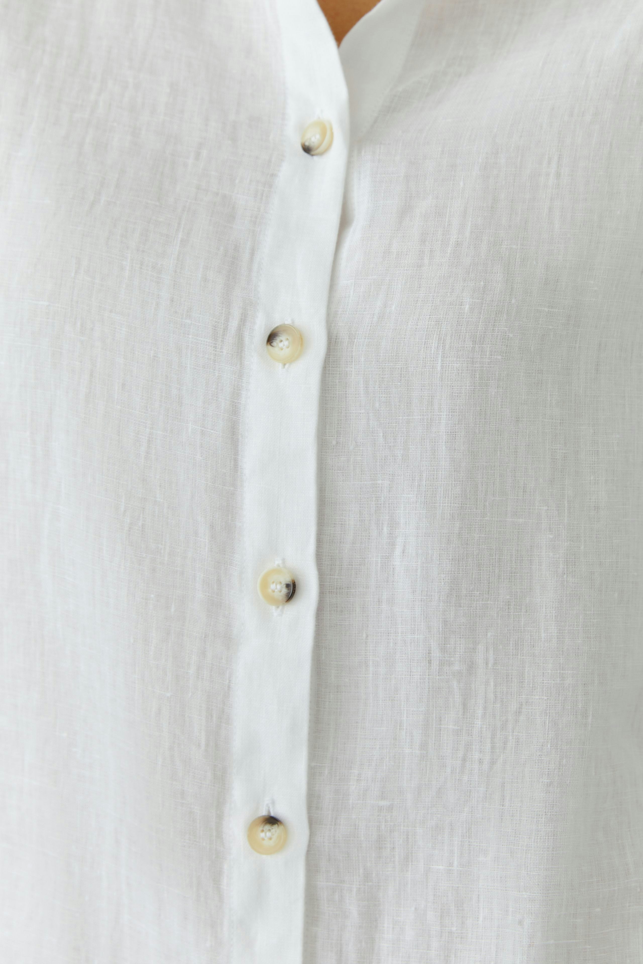 Lightweight women's blouse with a button-up front, perfect for casual wear.