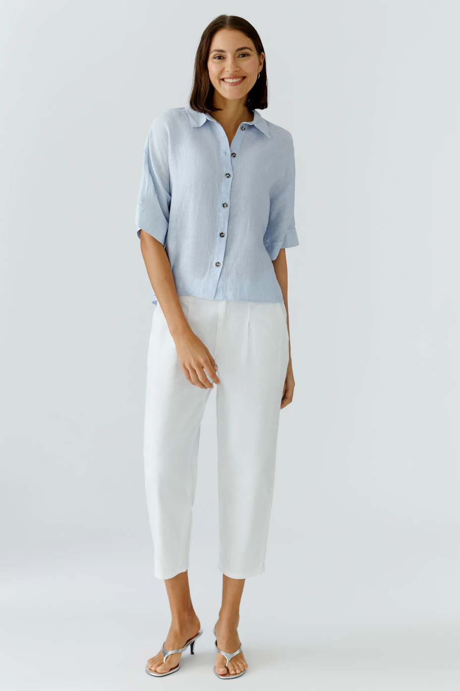 Linen blouse - pinciana