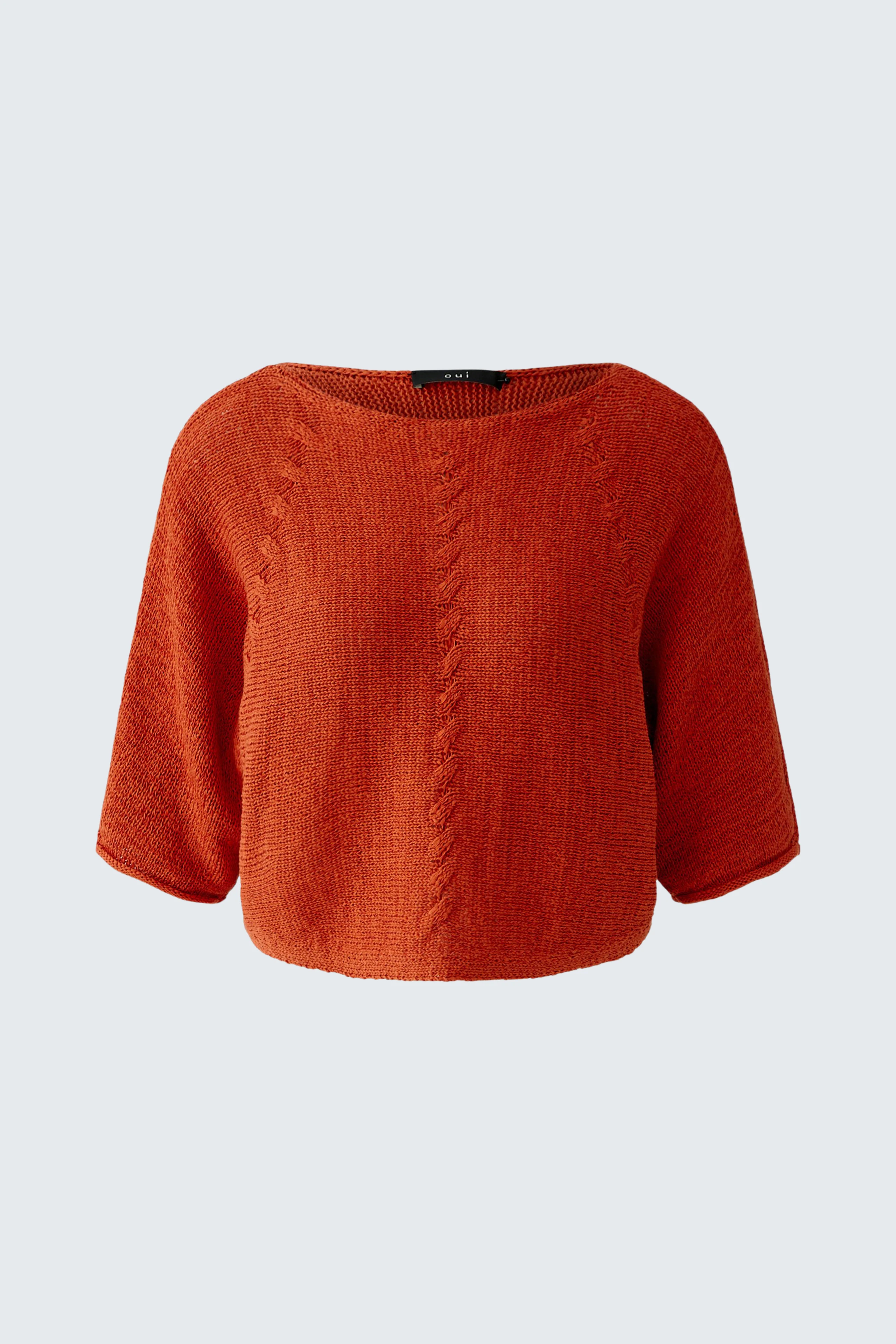 Pullover - burnt tangarine