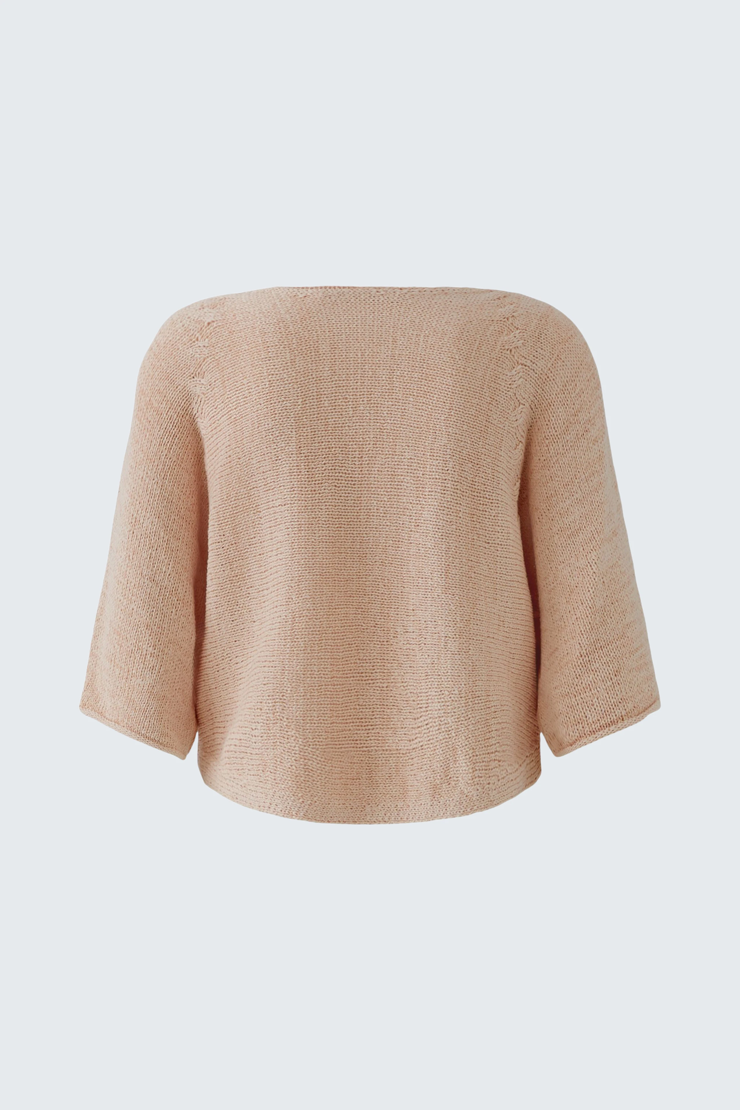 Beiger Damen-Pullover: Weicher Strickpullover mit weitem Schnitt, ideal für lässige Outfits.