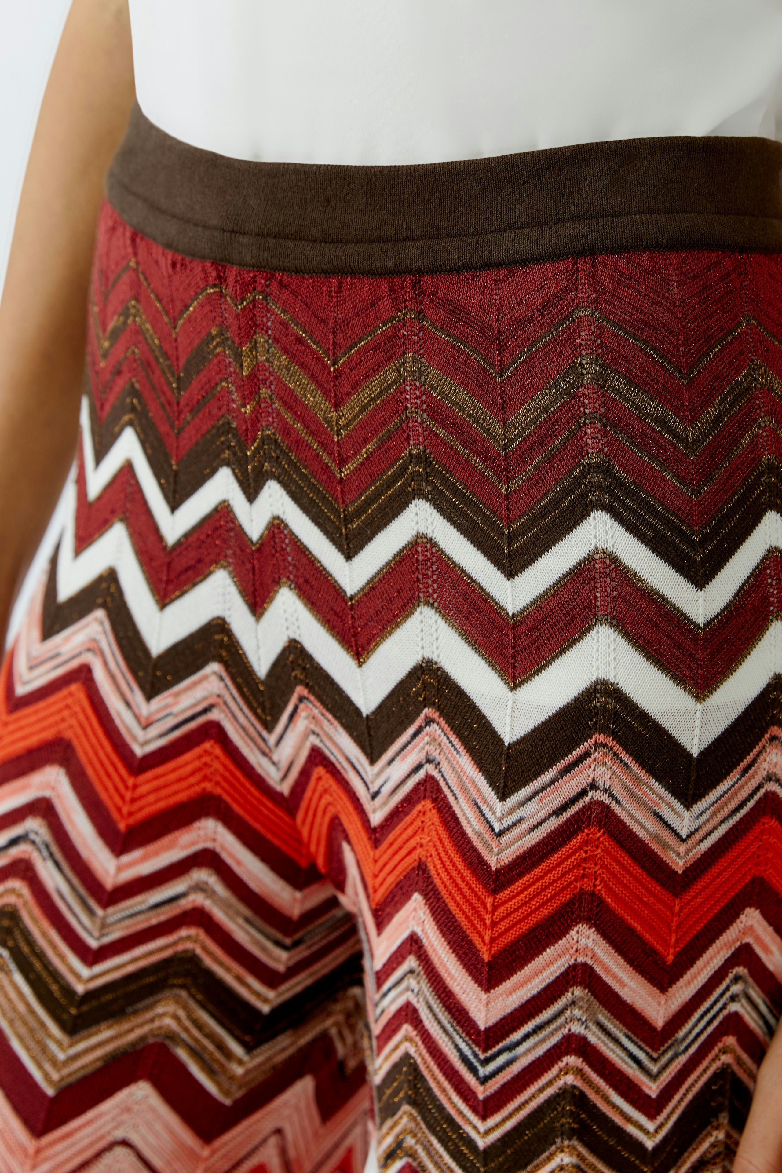 Bild 4 von Strickhose - dark brown red in dark brown red | Oui