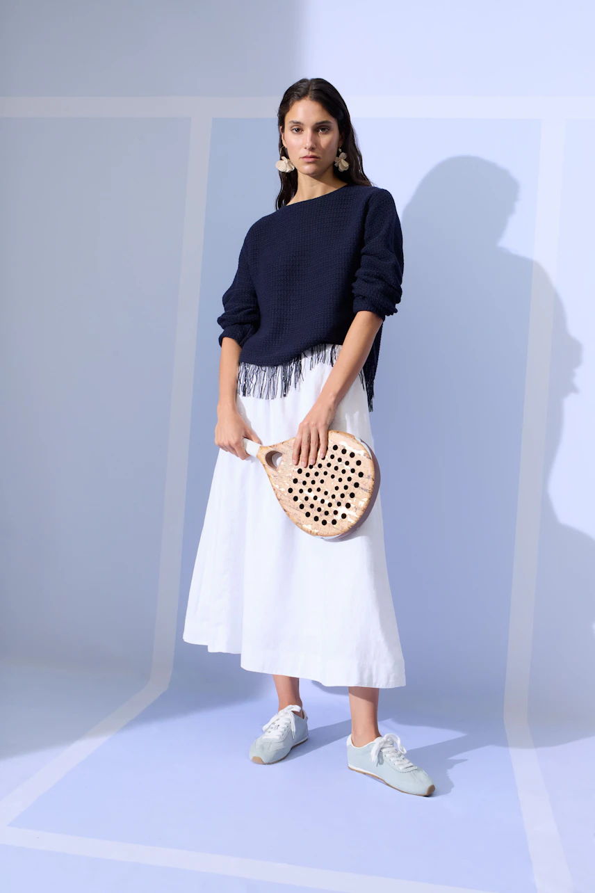 Bild 7 von Midikleid - optic white in optic white | Oui