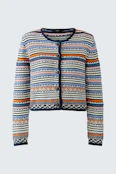 Strickjacke - dark blue  rose