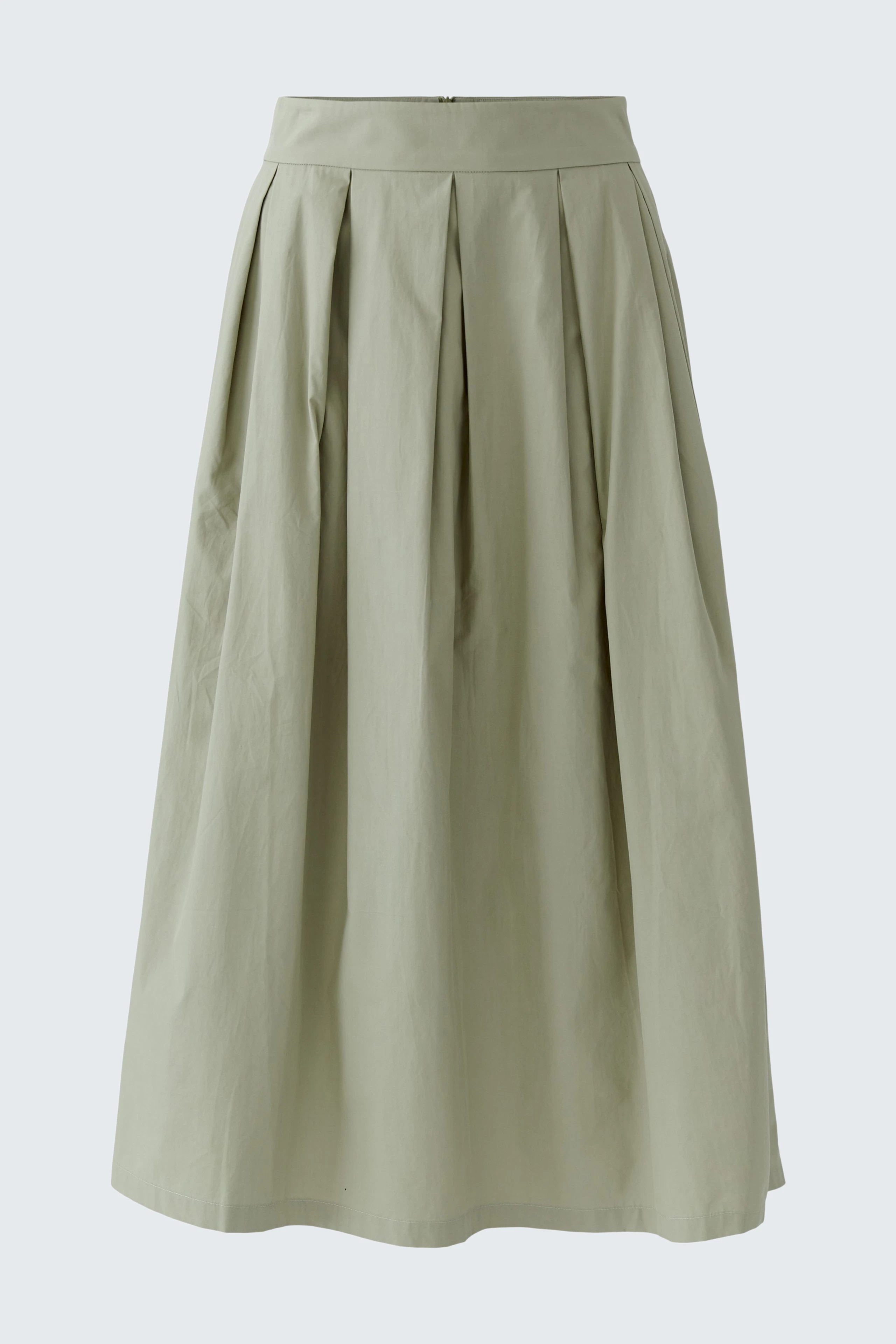 A-Linien-Rock in Beige: Zeitloser, knöchellanger Rock ohne Model, ideal für vielseitige Outfits.