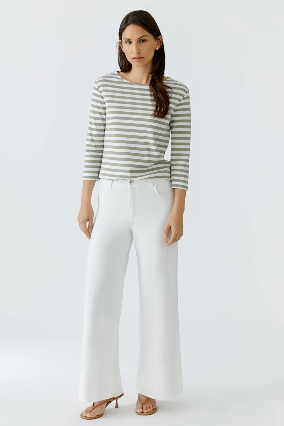 SOLEILA T-shirt - light green white