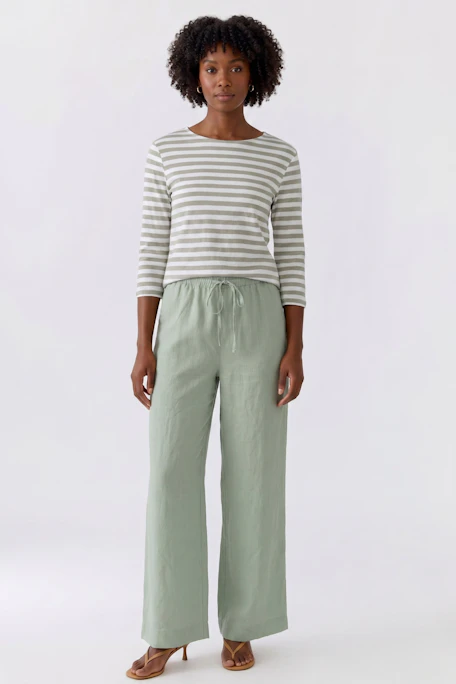 Leinenhose - darkblue