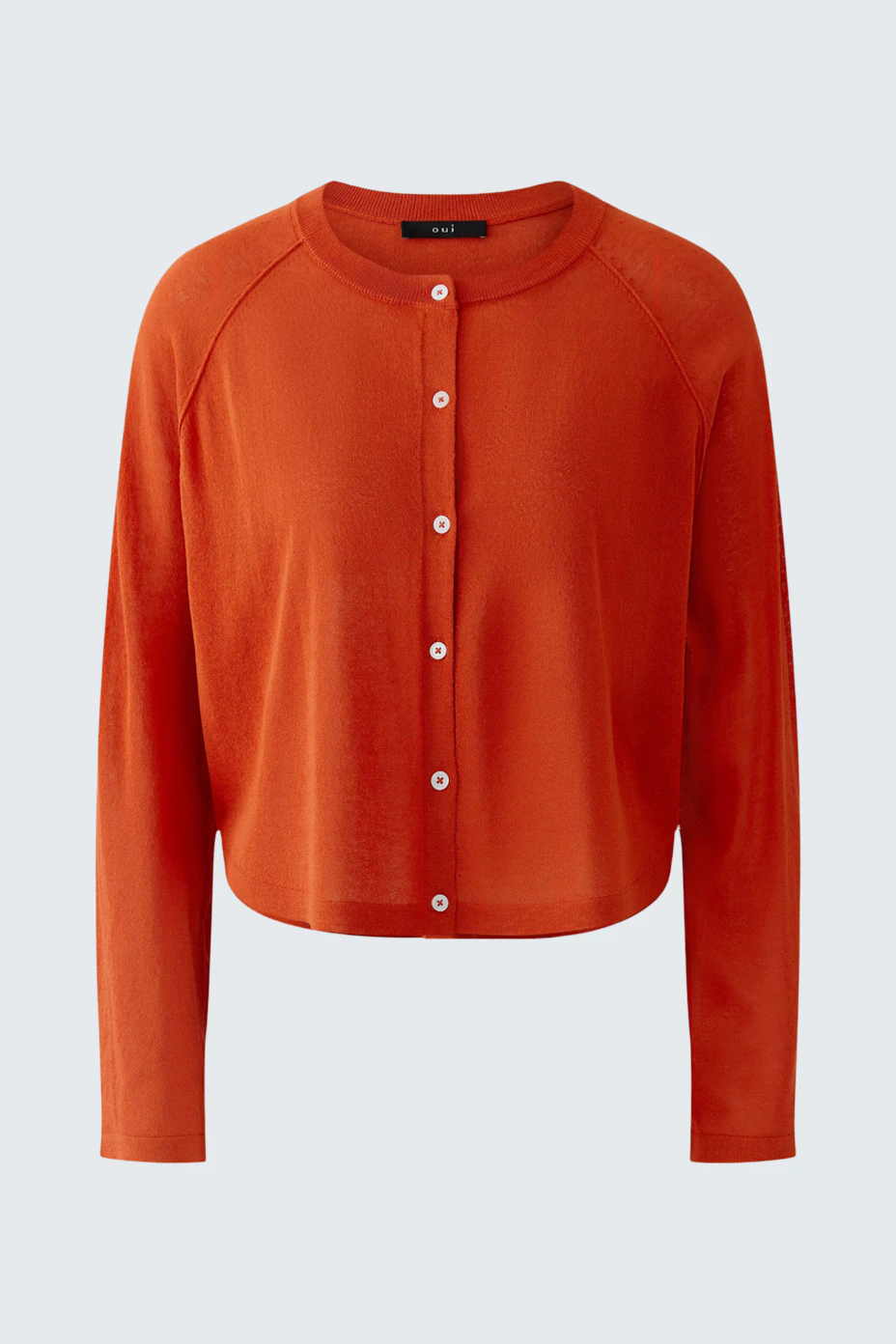 Strickjacke - burnt tangarine