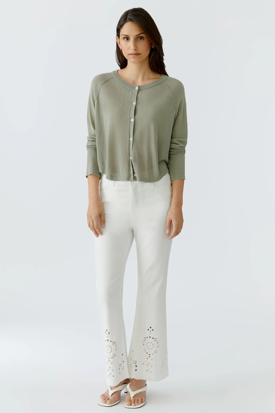 Knit jacket - seagrass