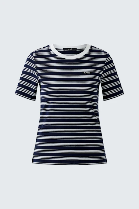 T-Shirt - white blue