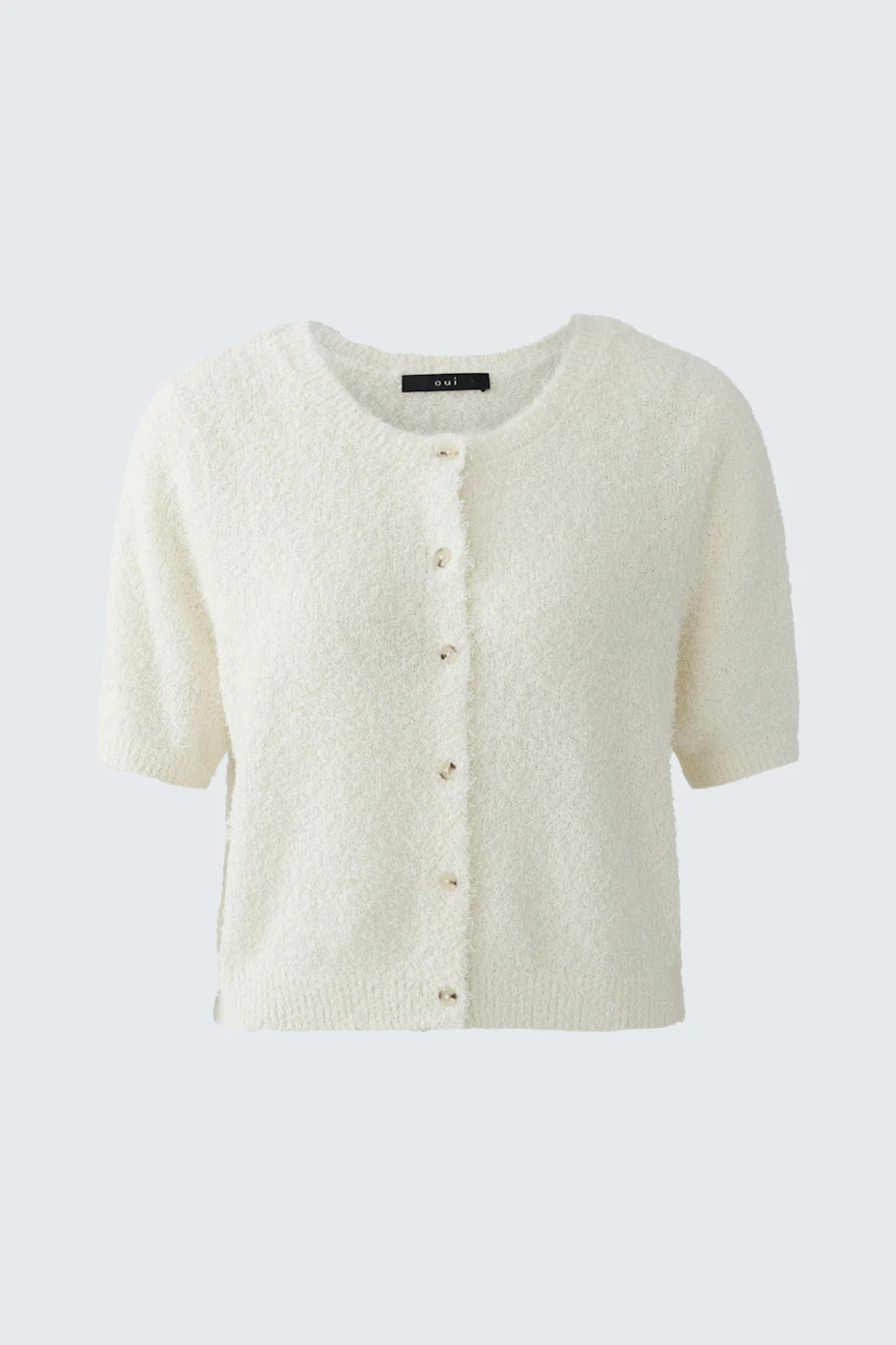 Knit jacket - cloud dancer