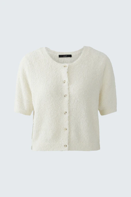 Strickjacke - cloud dancer