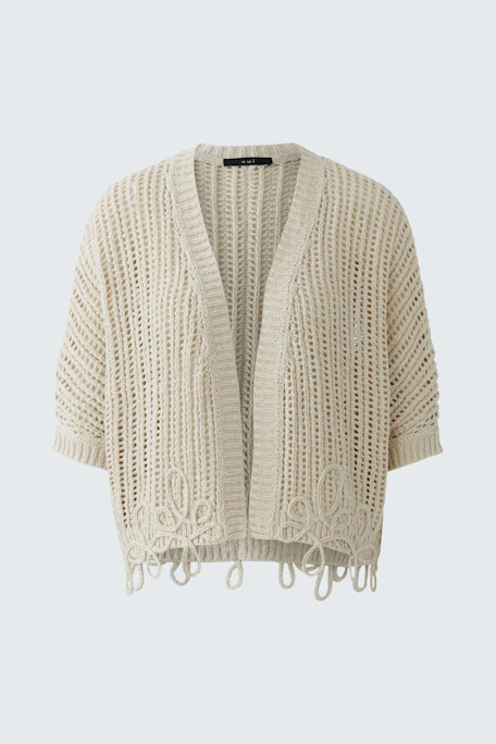 Strickjacke - biscuit