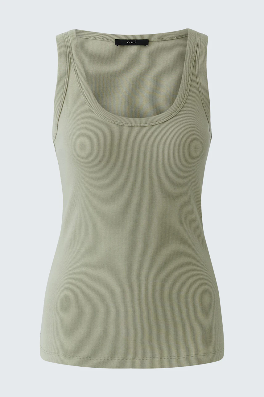 Bild 6 von Tank top - seagrass in seagrass | Oui