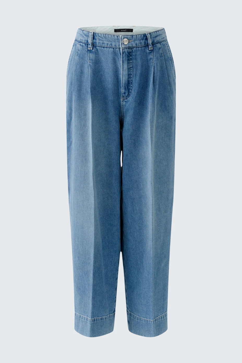 Bundfaltenhose - blue