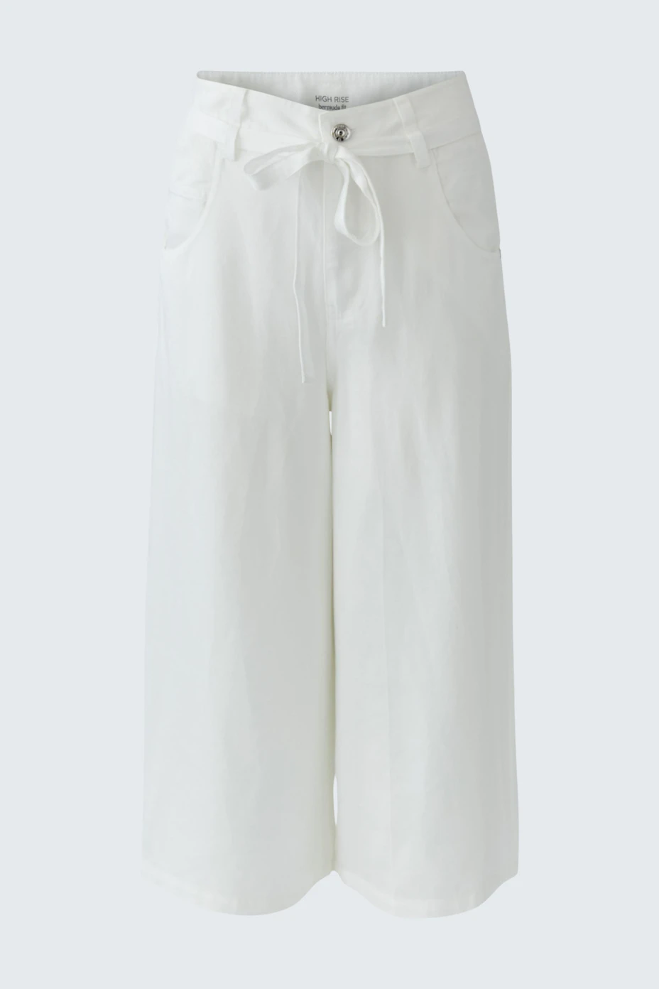 Pants HIGH RISE - optic white