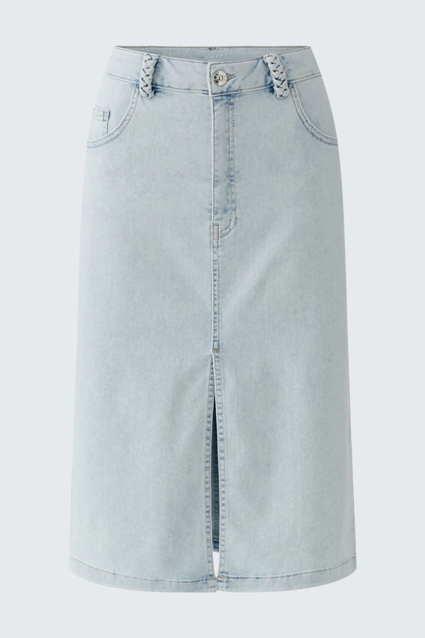 Bild 6 von Denim skirt - light blue denim in light blue denim | Oui