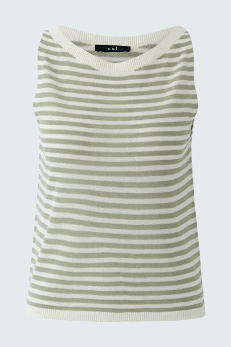Stricktop - white green