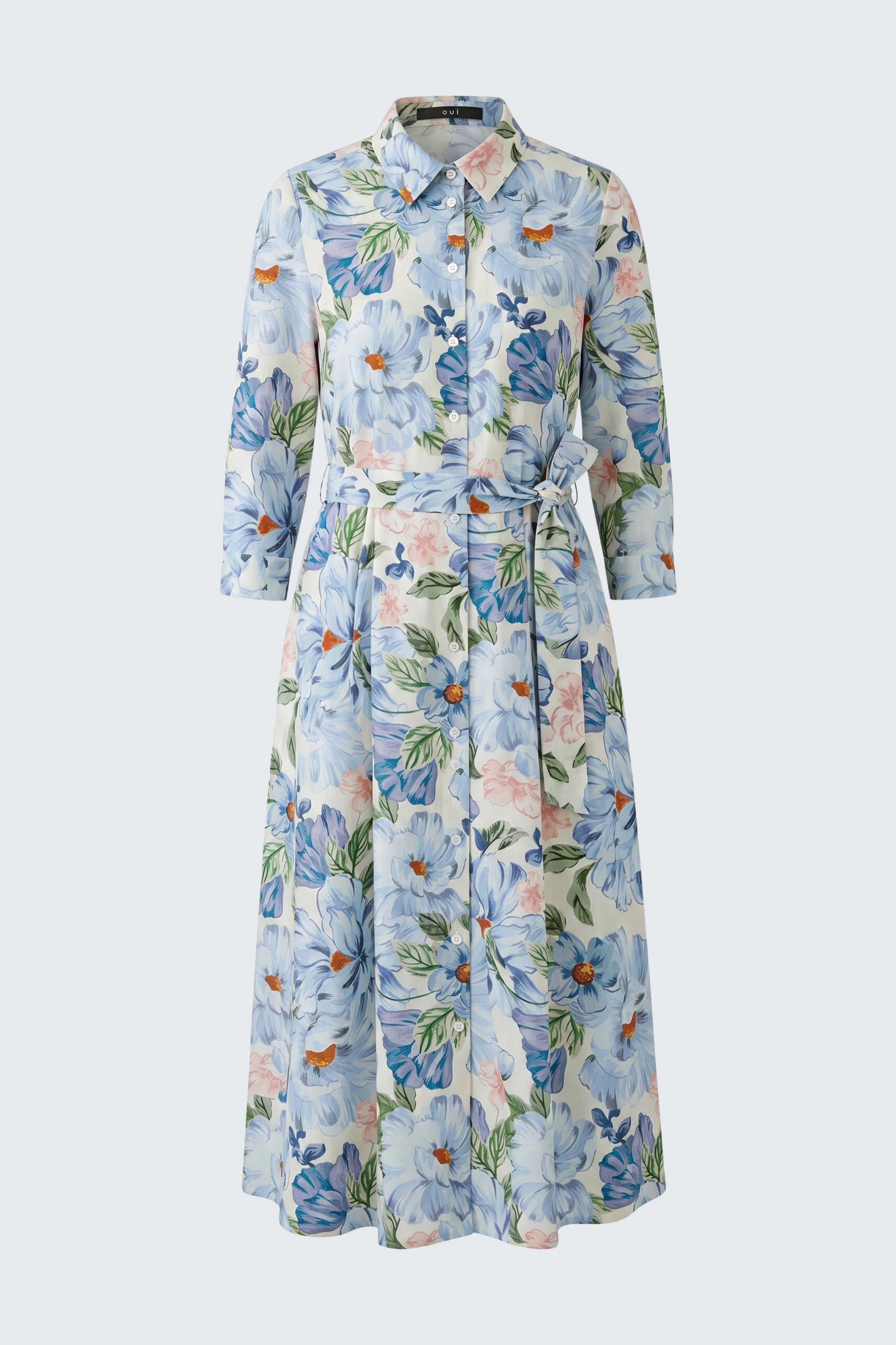 Bild 1 von Midikleid - blue white in blue white | Oui