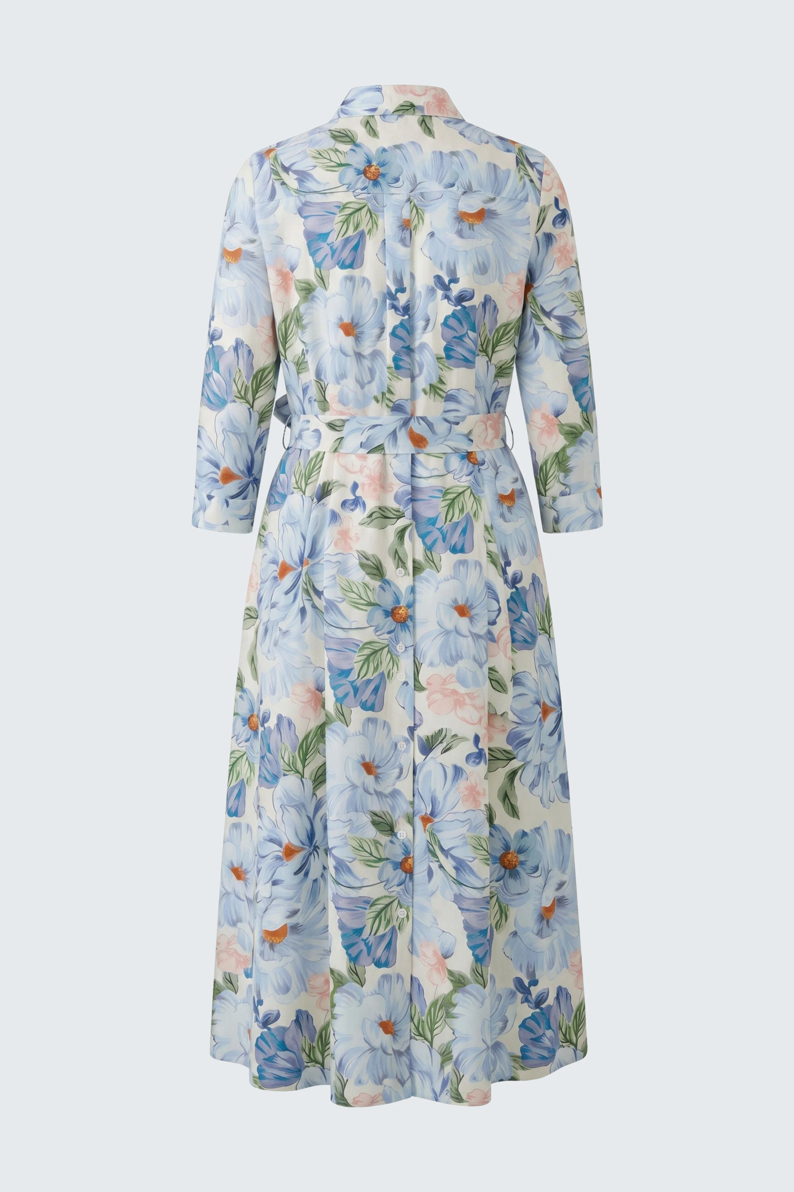 Bild 5 von Midikleid - blue white in blue white | Oui