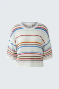 pullover - white red