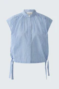 Bluse - light blue white