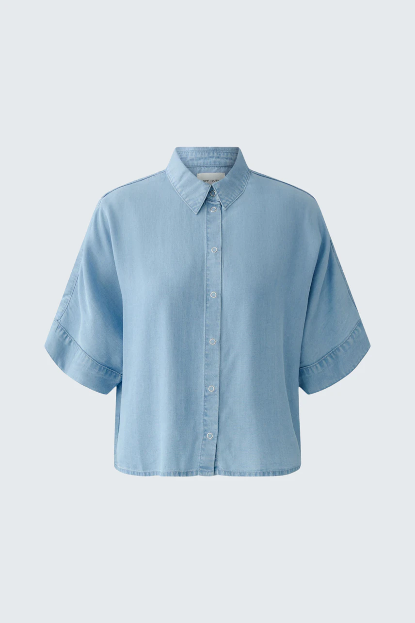 Bild 6 von Blouse - light blue denim in light blue denim | Oui