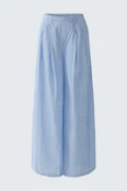 Bundfaltenhose - light blue white