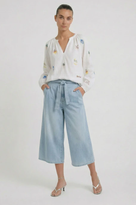 Culotte - lightblue denim