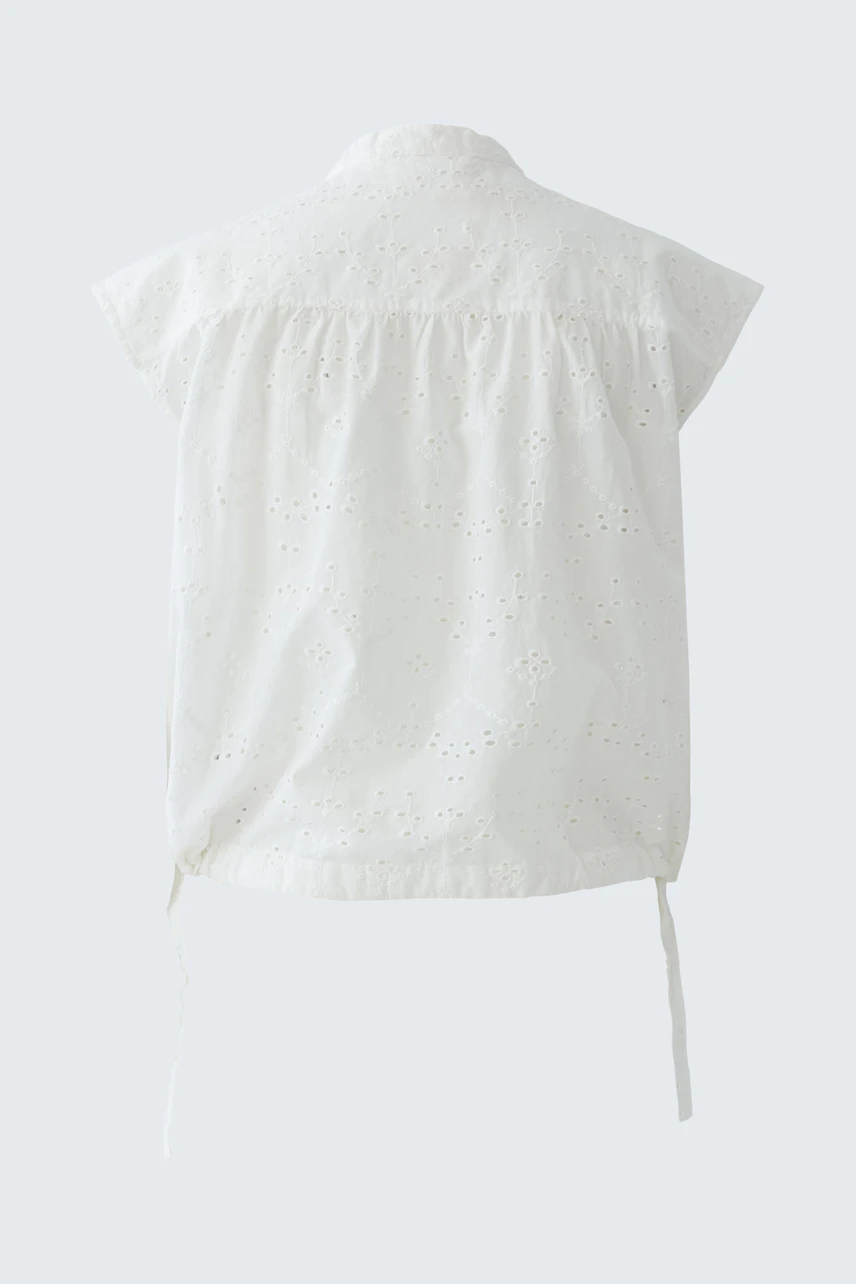 Bild 6 von Blouse - optic white in optic white | Oui