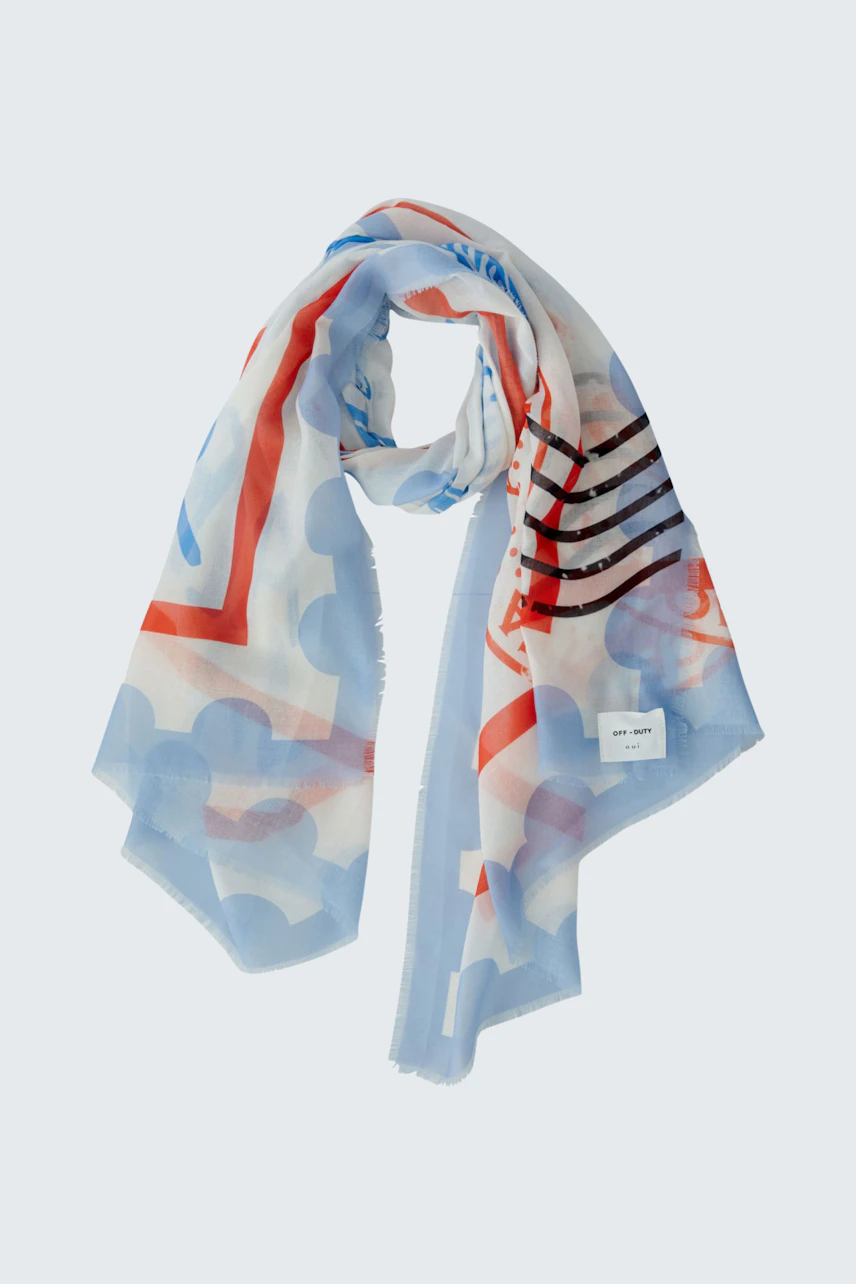 Bild 4 von Schal - white blue in white blue | Oui